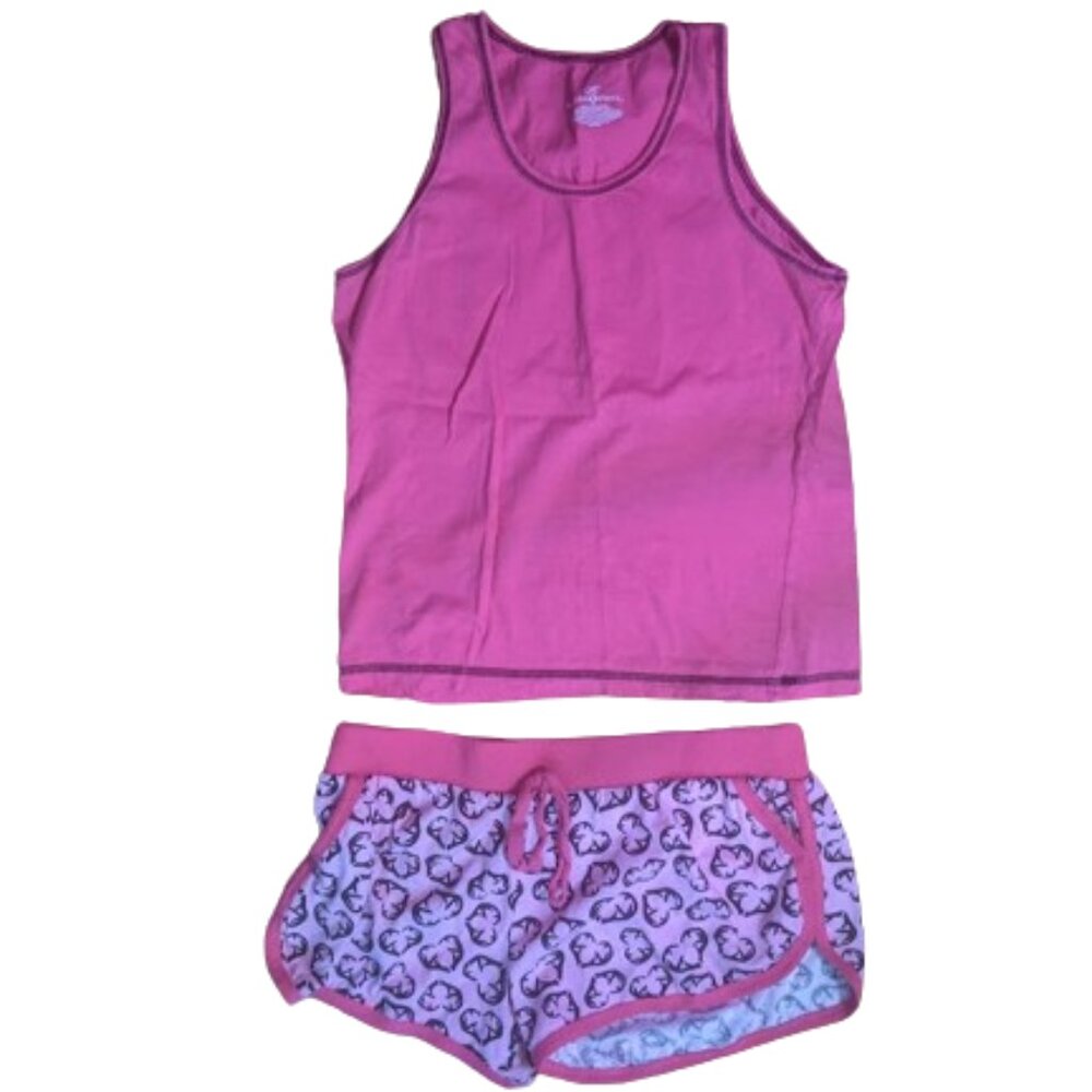 BOBBY BROOKS Pink Tank and Shorts PJ Pajama Set Size Medium